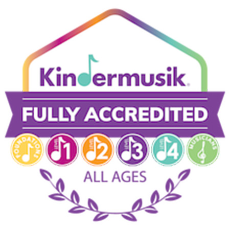 Kindermusik Fully Accredited Badge